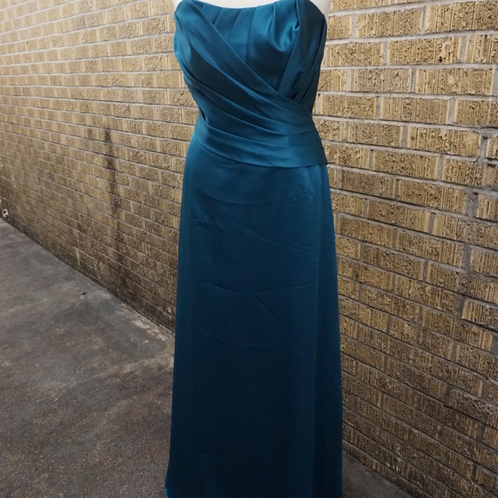 Teal alfred angelo dress